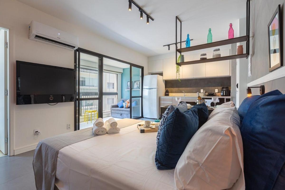 Apartmán Easy Star- Charmoso Studio Ao Lado Do Aeroporto De Congonhas - Da01H São Paulo Exteriér fotografie